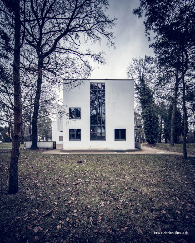 Das rekonstruierte Haus des Bauhausmeisters Moholny-Nagy.