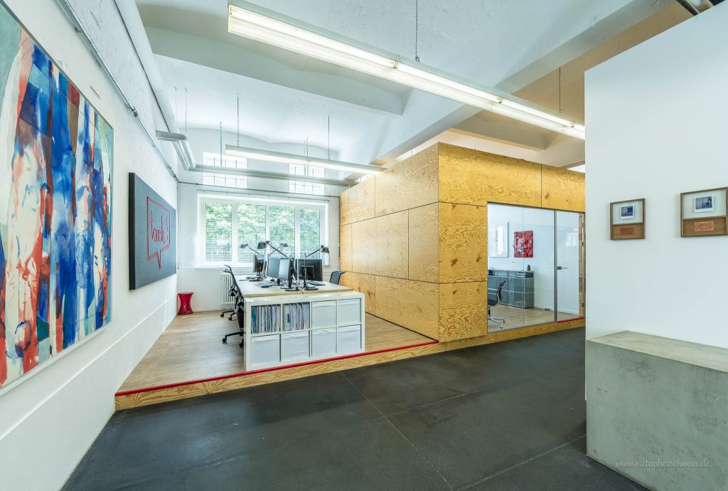 Bürogestaltung Studio B12 im Rebenpark Braunschweig