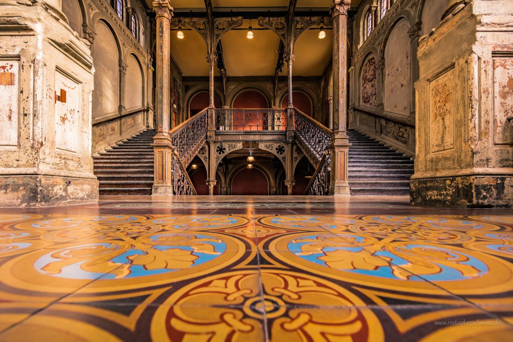 Blick auf das Dachgeschoss der Cumberlandschen Galerie Hannover