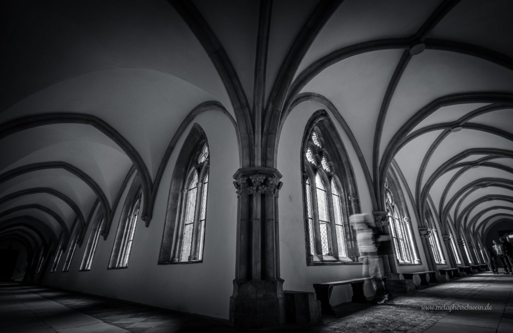 Der aufwendig sanierte Kreuzgang in der Klosterkirche Loccum